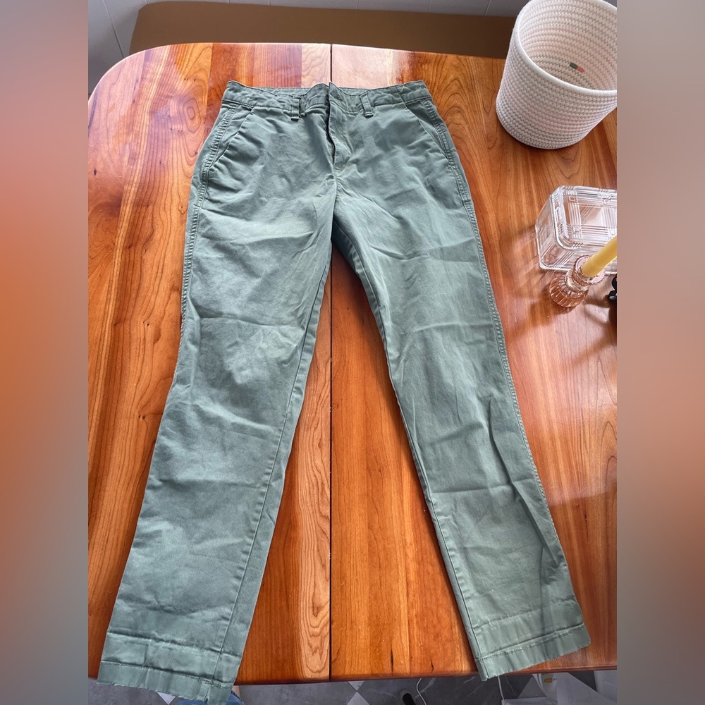 GAP Olive Girlfriend Khaki Pants